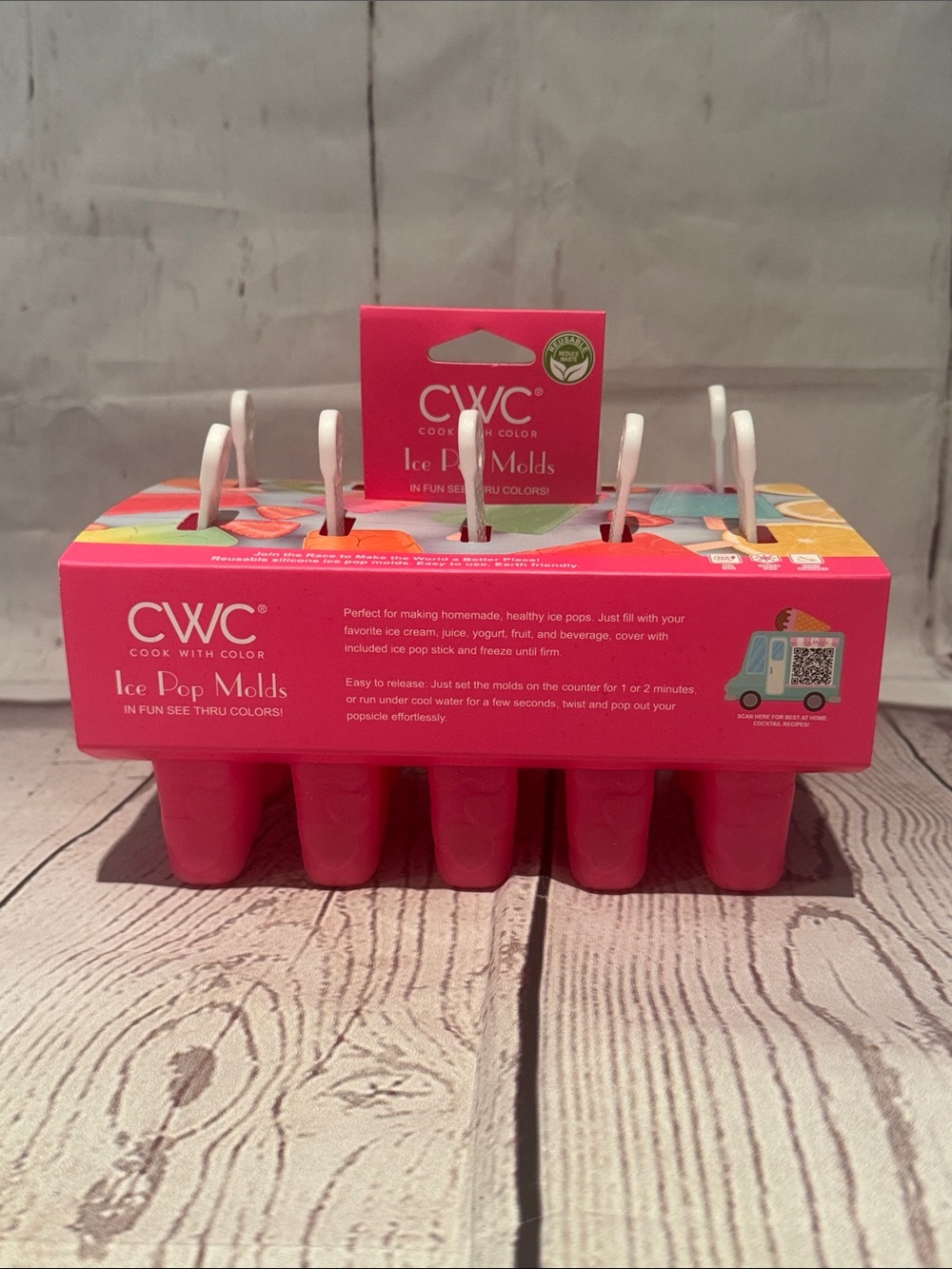 NWT Cook With Color Ice Pop Mold